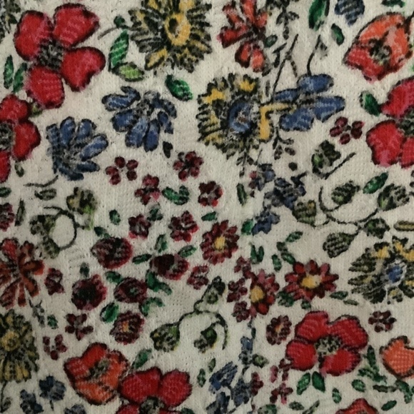 Anthropologie Postmark Floral Button-Down Corset Top w/ Striped Straps S NEW - Picture 5 of 10